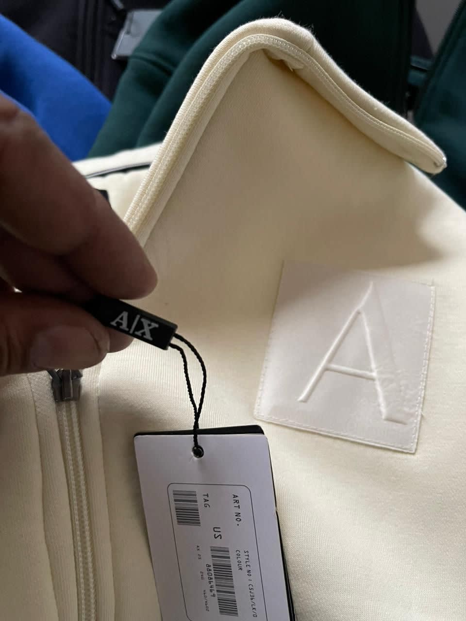 Armani Exchange Cream Authentic Zippers-2