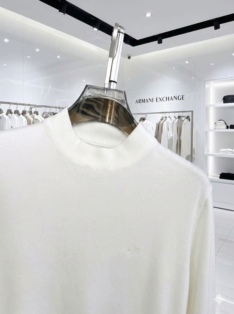 Armani Exchange White Premium Quality Sweatshirt-1