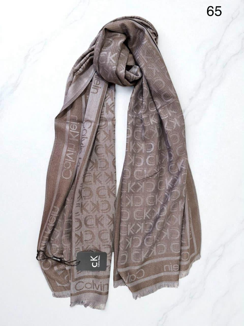 Calvin Klein Cashmere Brown Premium Quality Reversible Stole-0