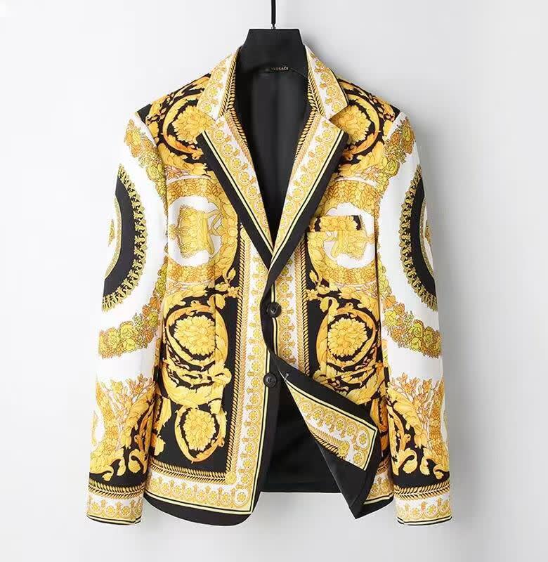 Versace Imported Yellow Premium Quality Blazer-2