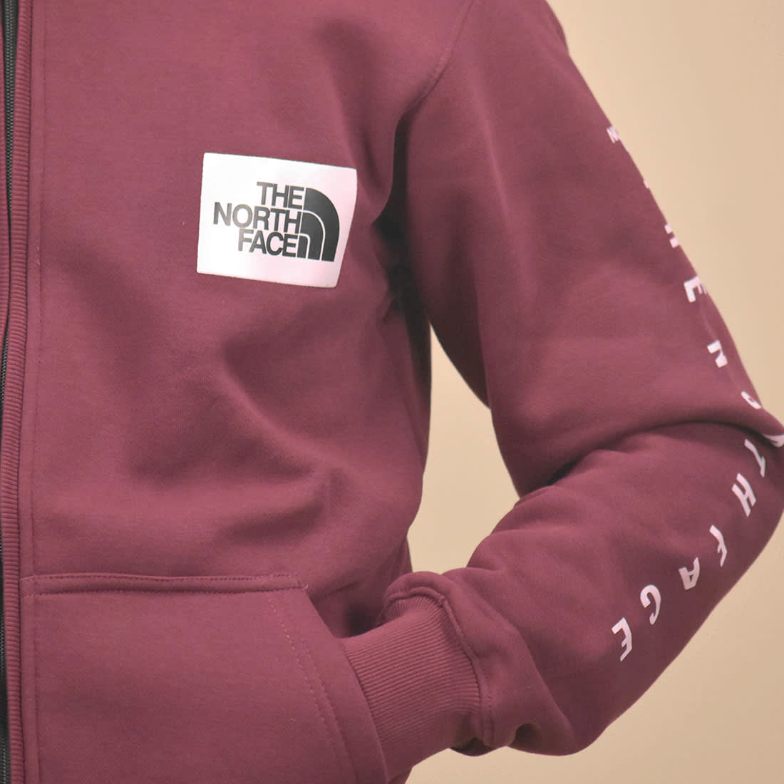 The North Face Wine Premium Quality Hoodie-4