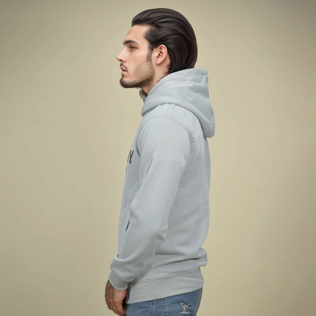 Burberry Grey Premium Quality Hoodie-2