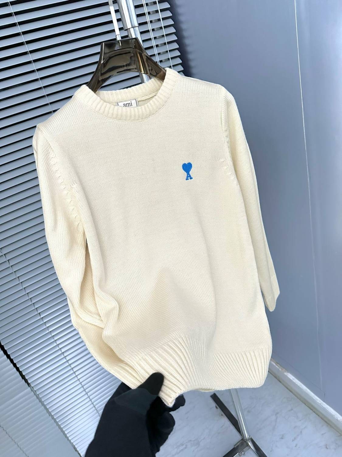 Ami Paris White Premium Quality Sweatshirt-0