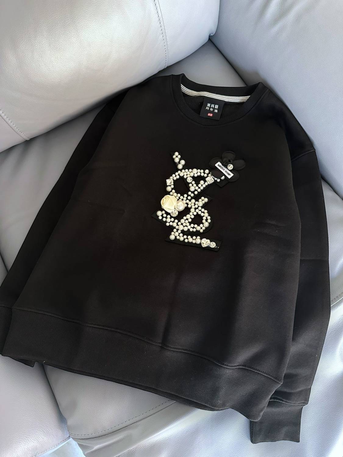 YSL Black Premium Quality Sweatshirt-0