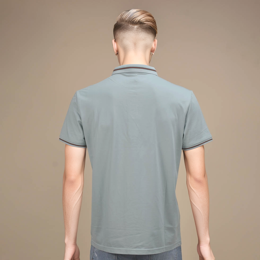 Gucci Light Green Premium Quality Polo T-shirt-2