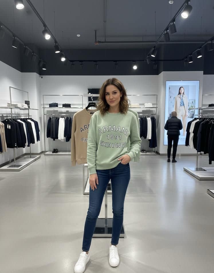 Armani Exchange Green Premium Quality Sweatshirt-1