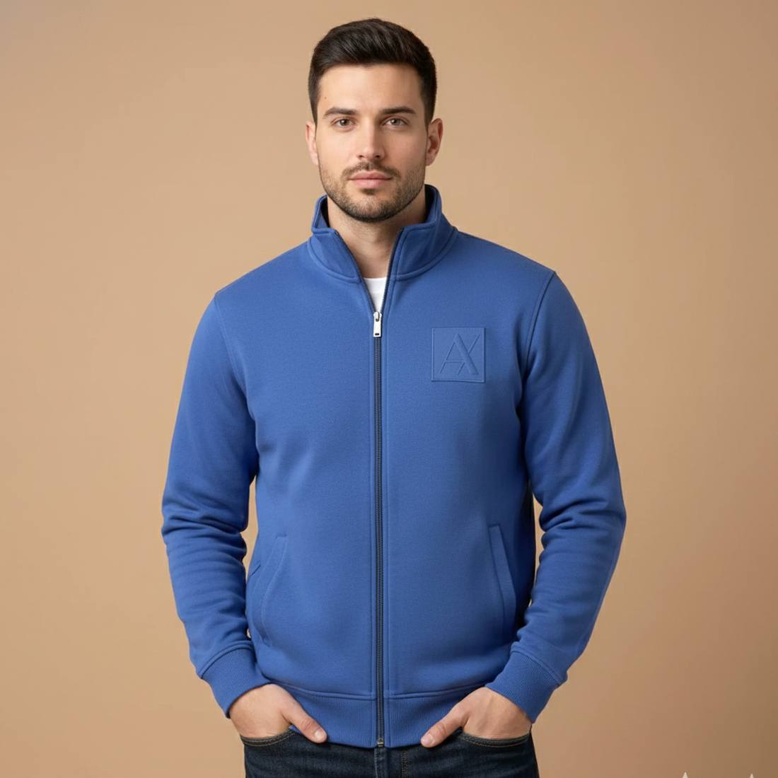 Armani Exchange Blue Authentic Zippers-0