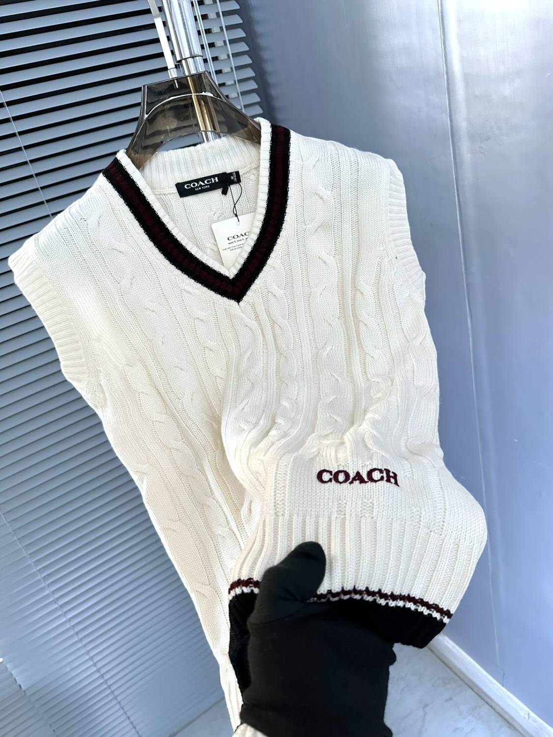Coach White Premium Quality Sweatshirt-0