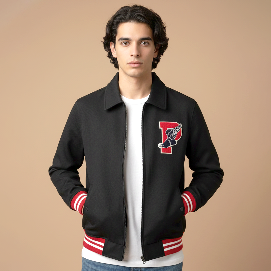 Ralph Lauren Black Premium Quality Cotton Blend Jacket-0