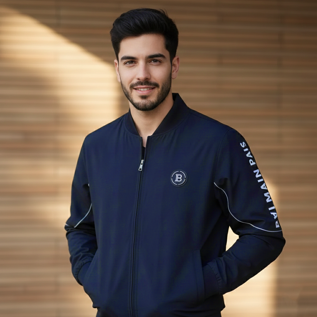 Balmain Blue Premium Quality Jacket-1