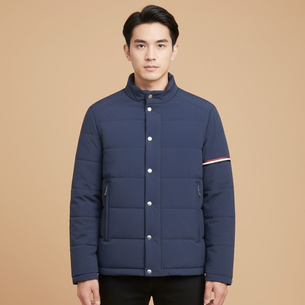 Boss Blue High Down Jacket-0