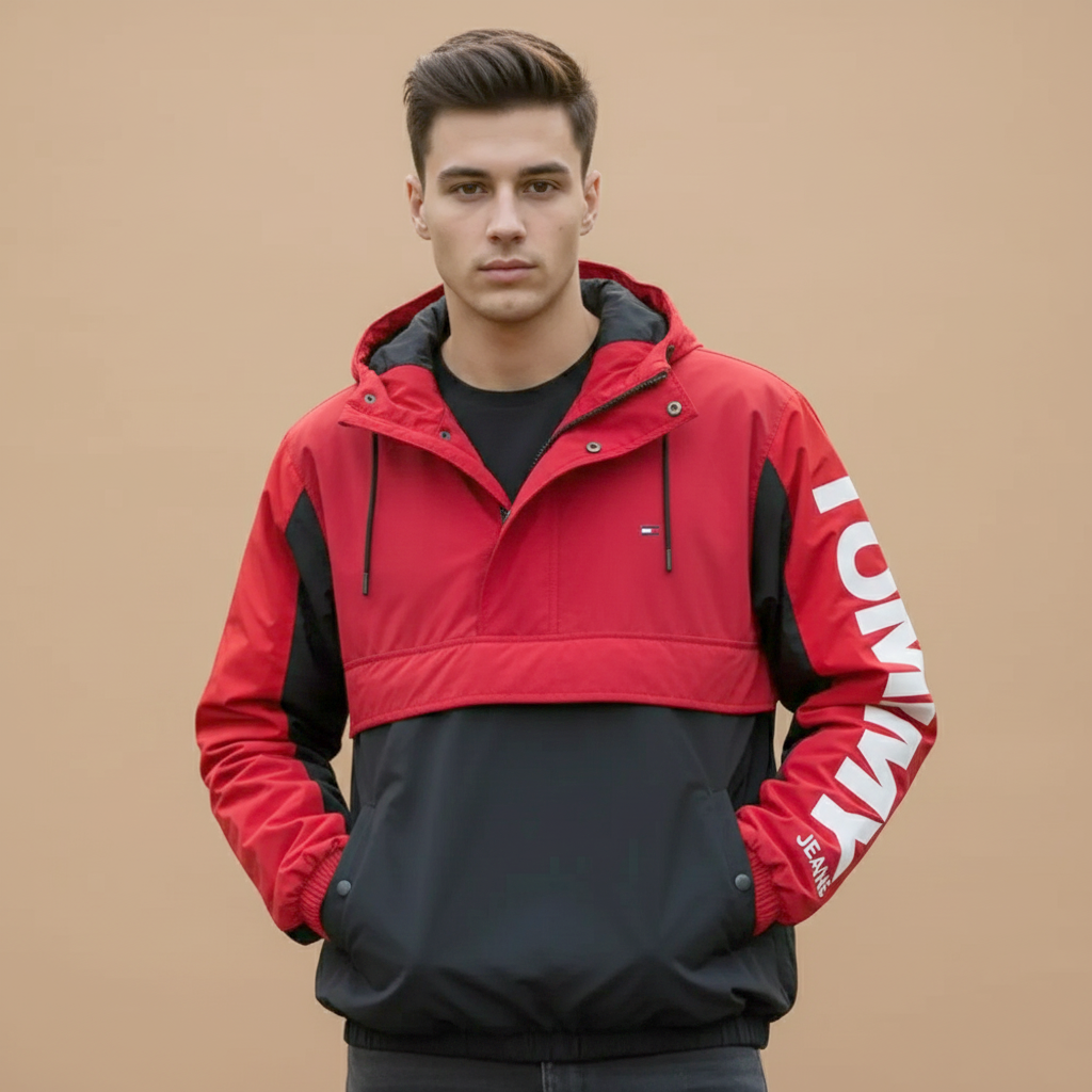 Tommy Hilfiger Red Premium Quality Zipper-0