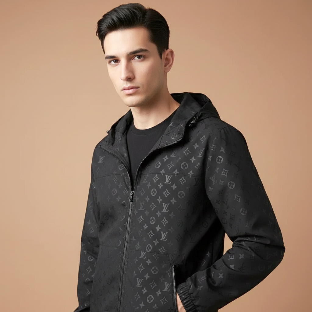 Louis Vuitton Embroidered logo Black Premium Zipper-0