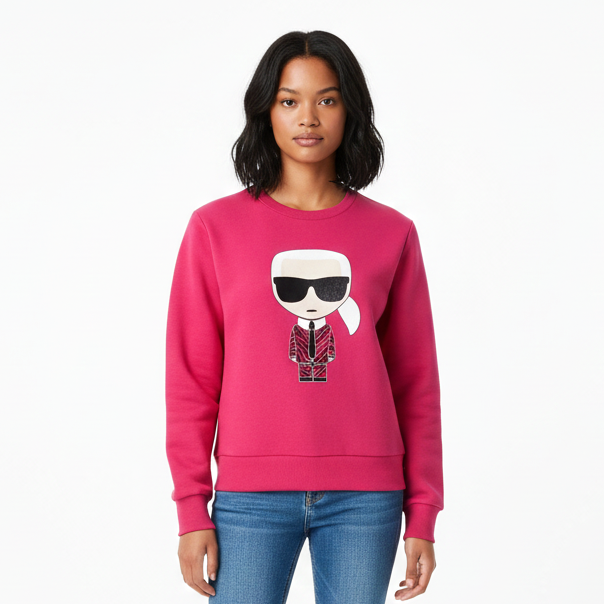Karl Lagerfeld Pink Premium Quality Sweatshirt-0