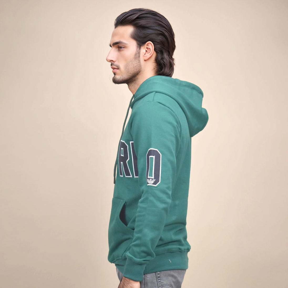Emporio Armani Green Premium Quality Hoodie-2