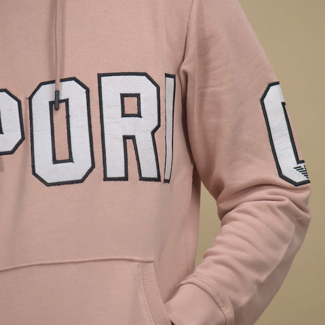 Emporio Armani Pink Premium Quality Hoodie-4