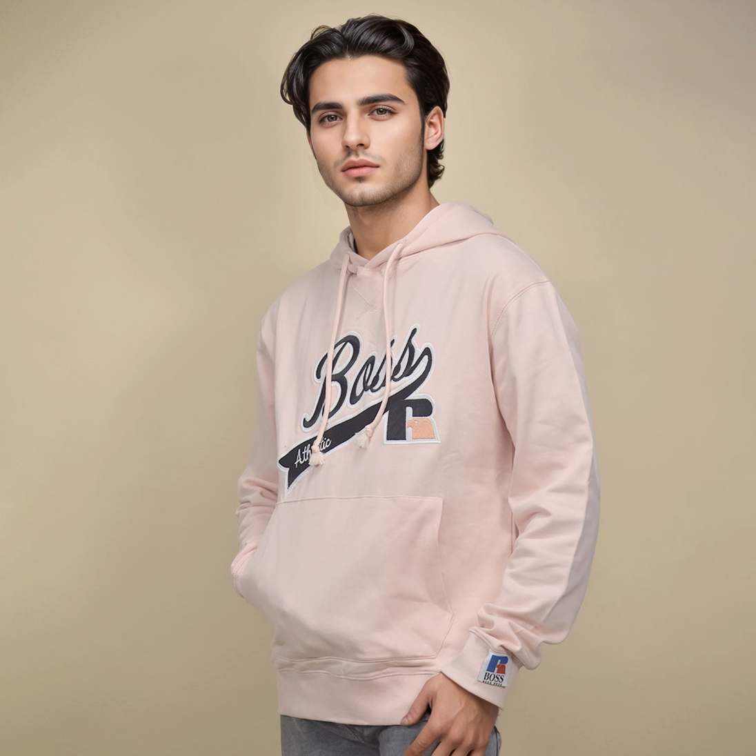 BOSS Pink Premium Quality Hoodie-0