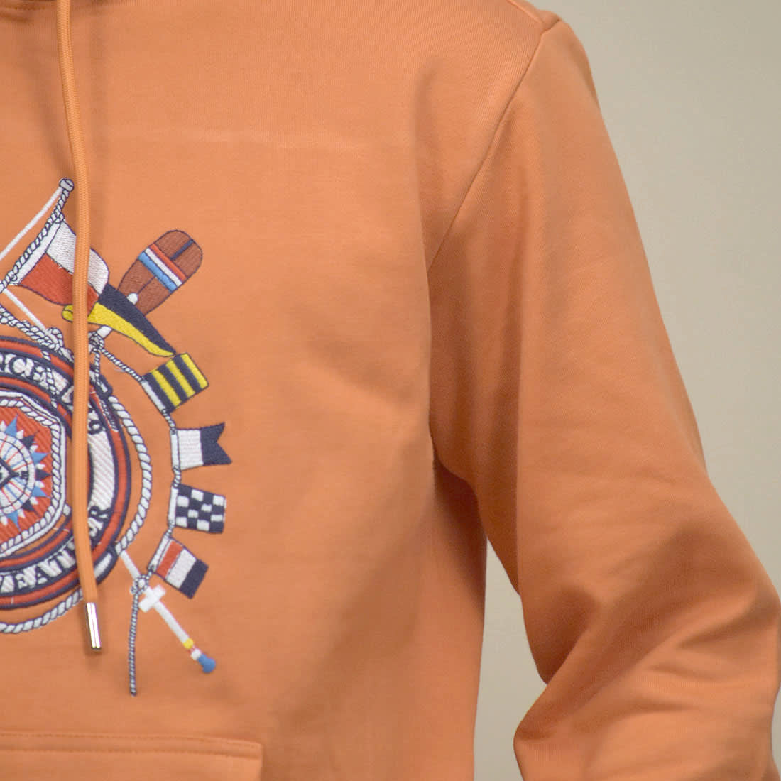 Gant Orange Premium Quality Hoodie-4