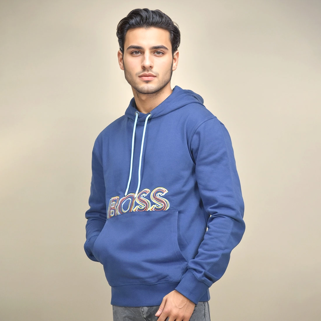 BOSS Blue Premium Quality Hoodie-0