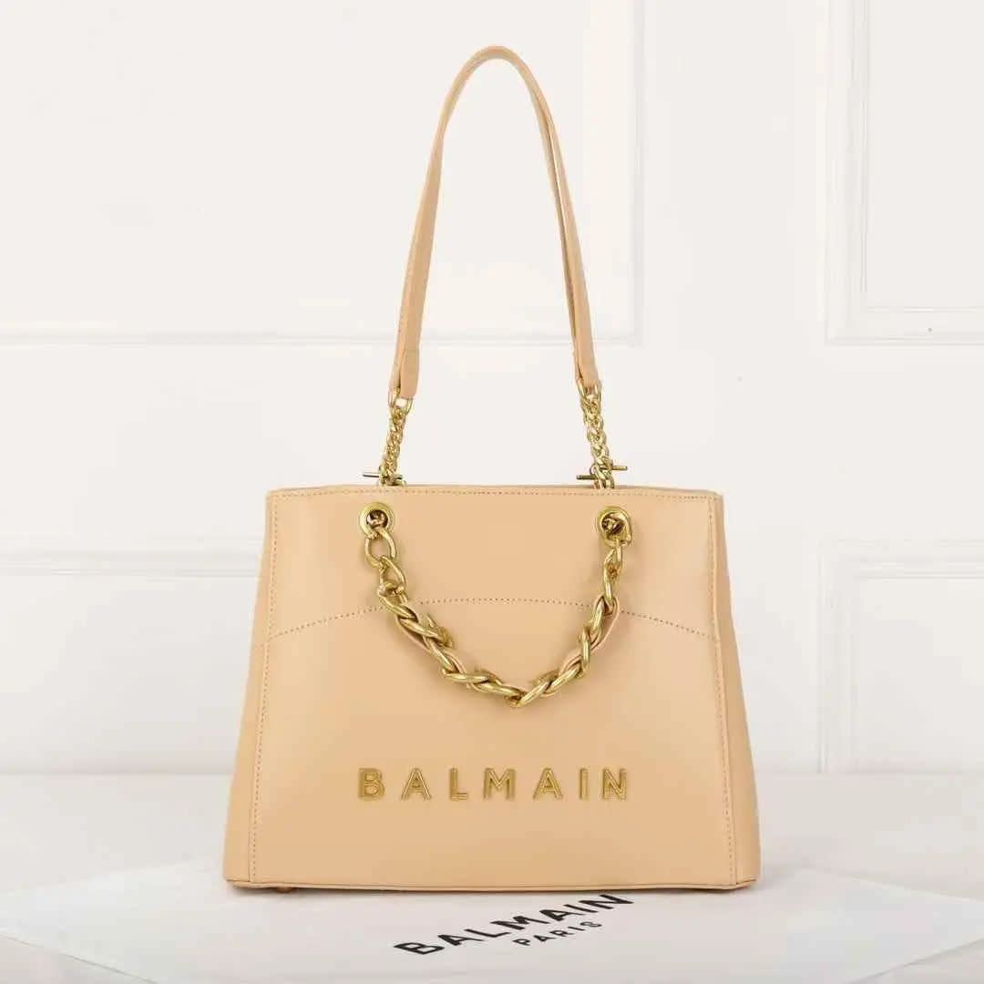 Balmain Peach Premium Quality Tote Bags-0