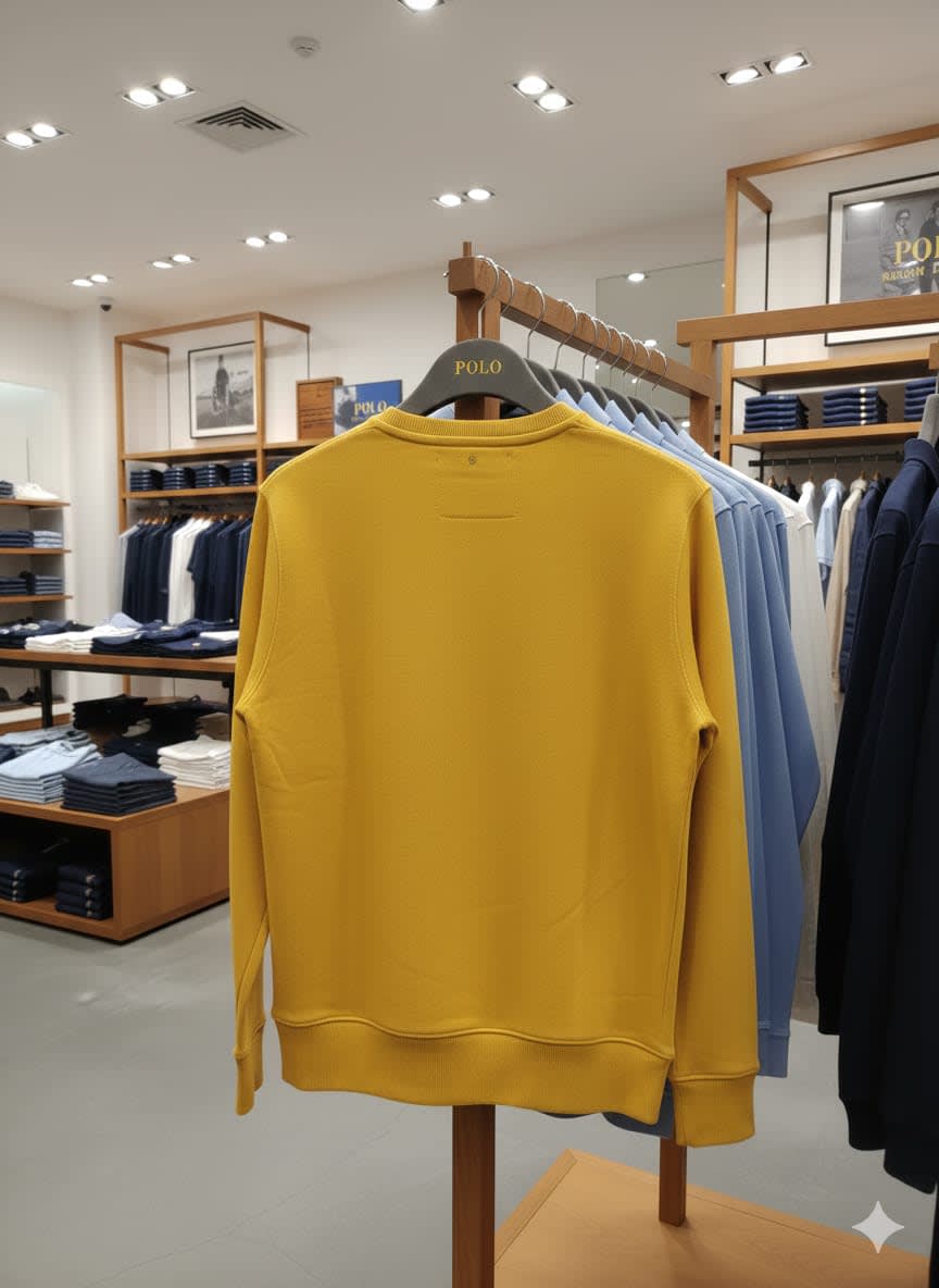 Ralph Lauren Yellow Premium Quality Sweatshirt-2