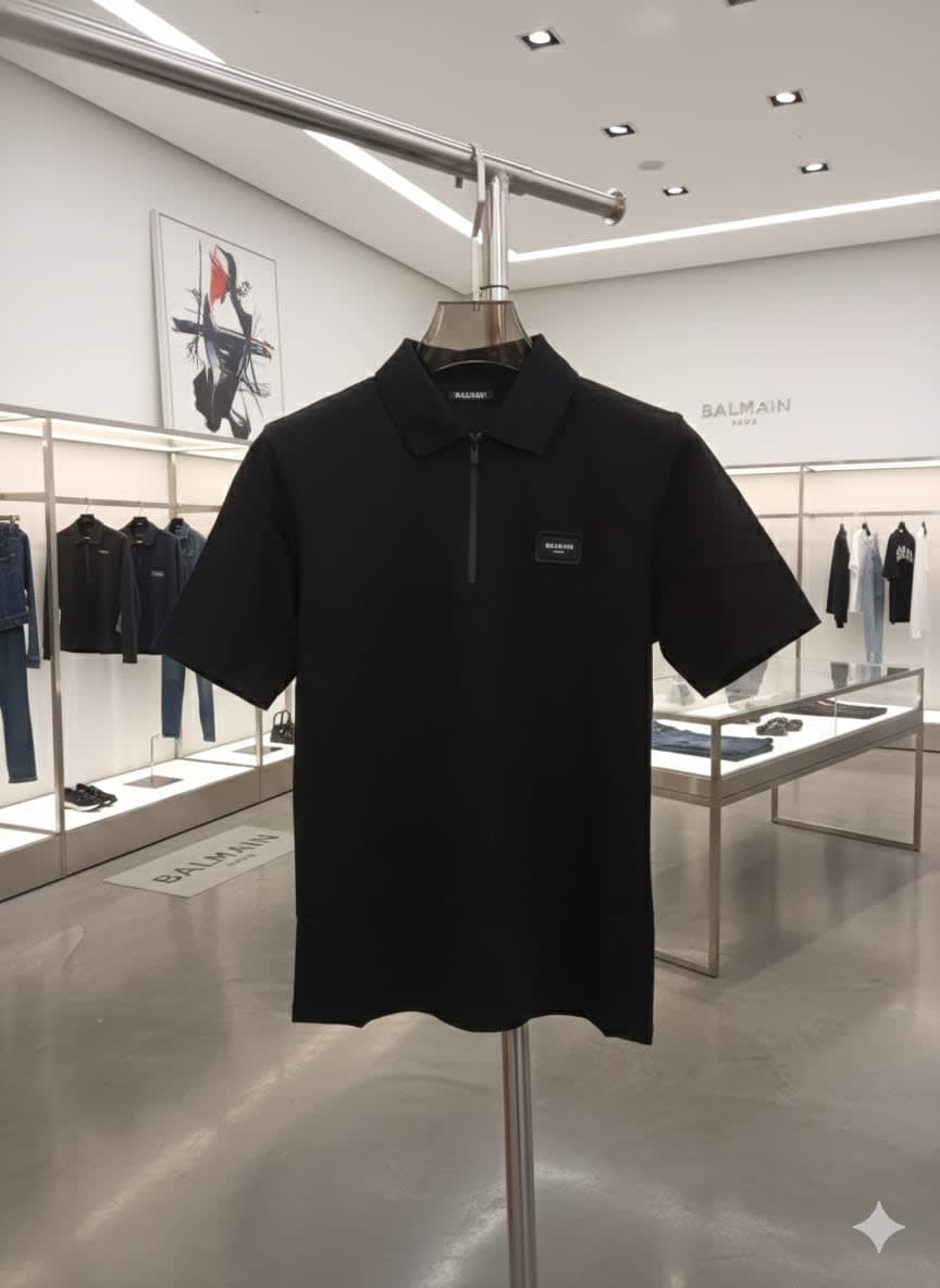 Balmain Black Premium Quality T-shirt-6