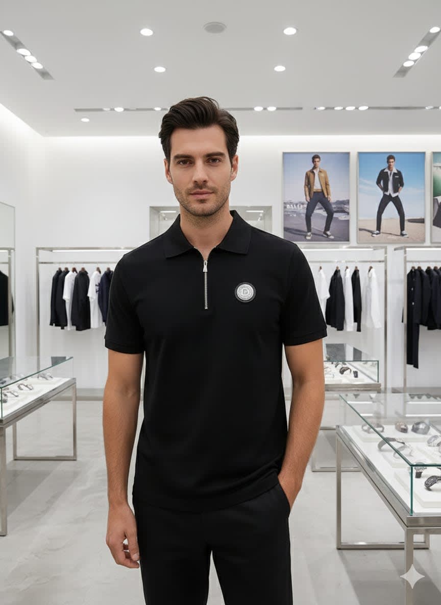 Balmain Black Premium Quality T-shirt-0