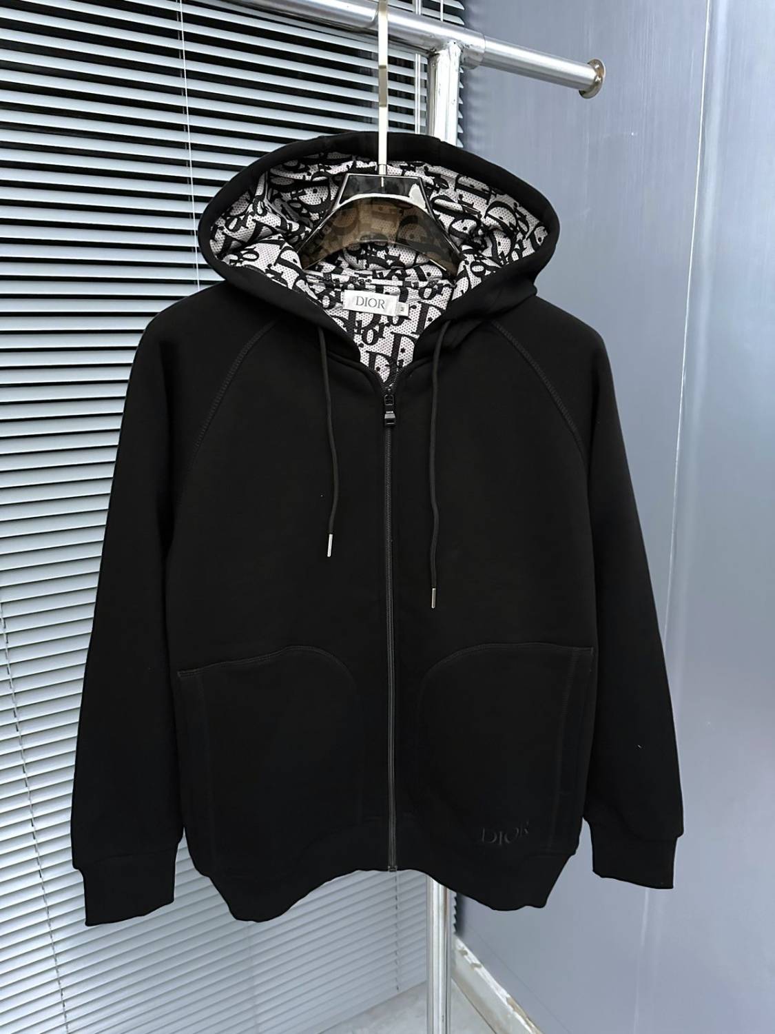 Dior Black Oblique Premium Quality Zipper-2