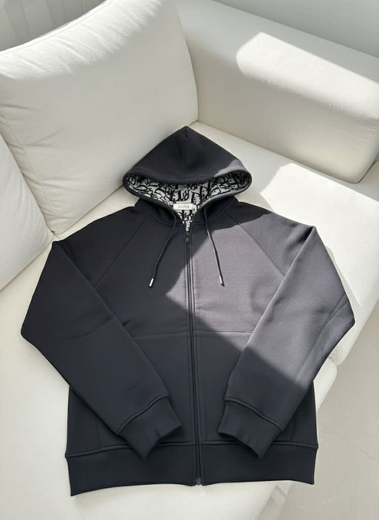 Dior Black Oblique Premium Quality Zipper-6