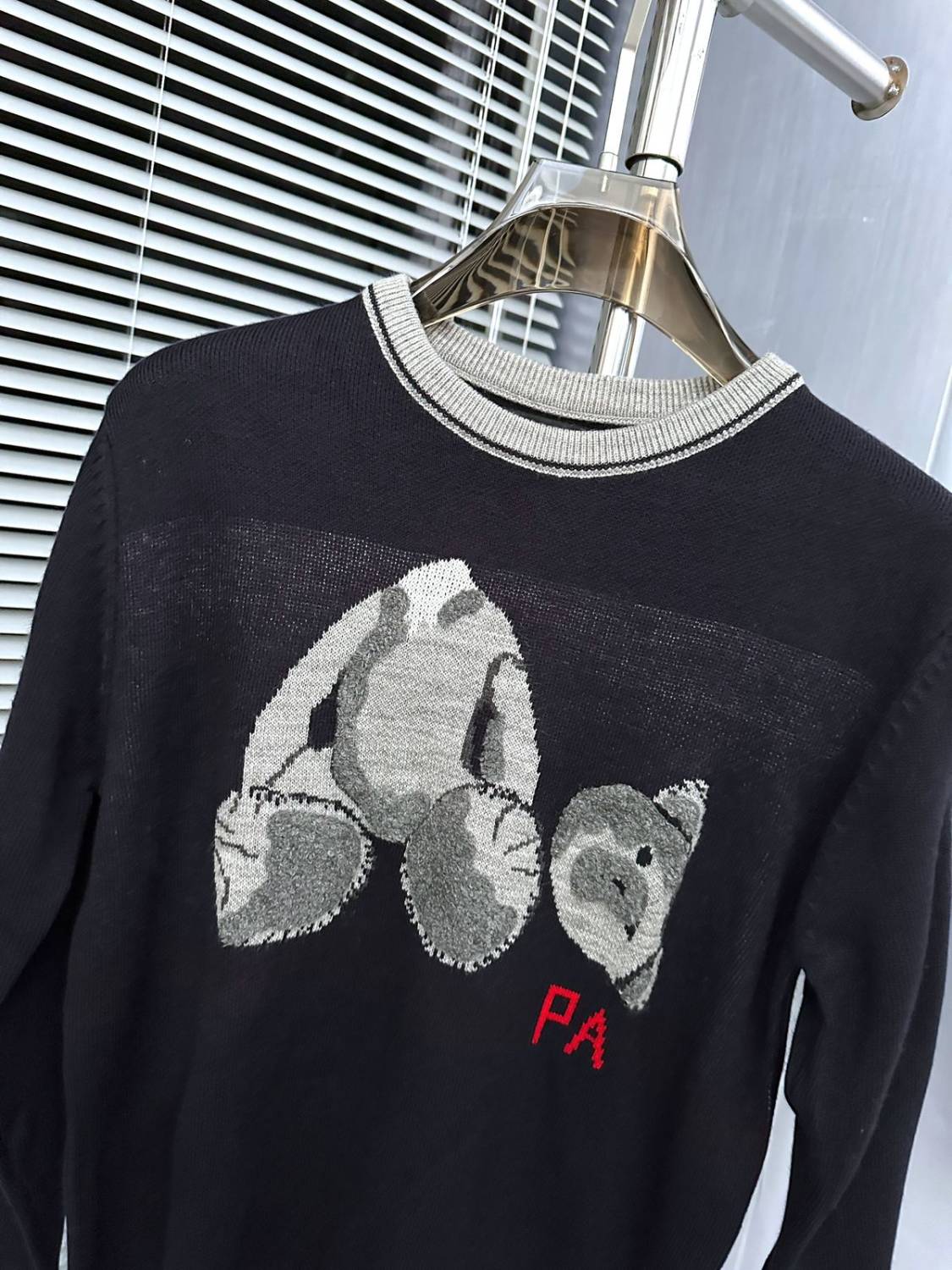 Palm Angels Black High-End Authentic Quality Pullover-2