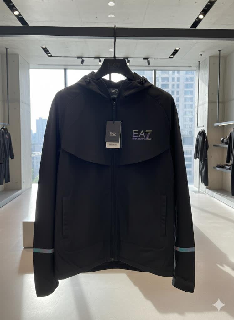 Emporio Armani Black Premium Quality Jacket-5