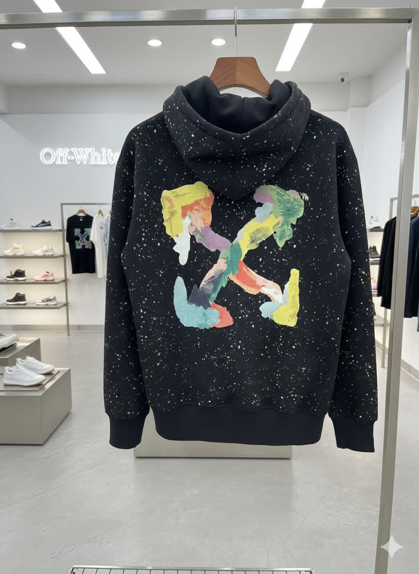 Off White Black Premium Quality Hoodie-5