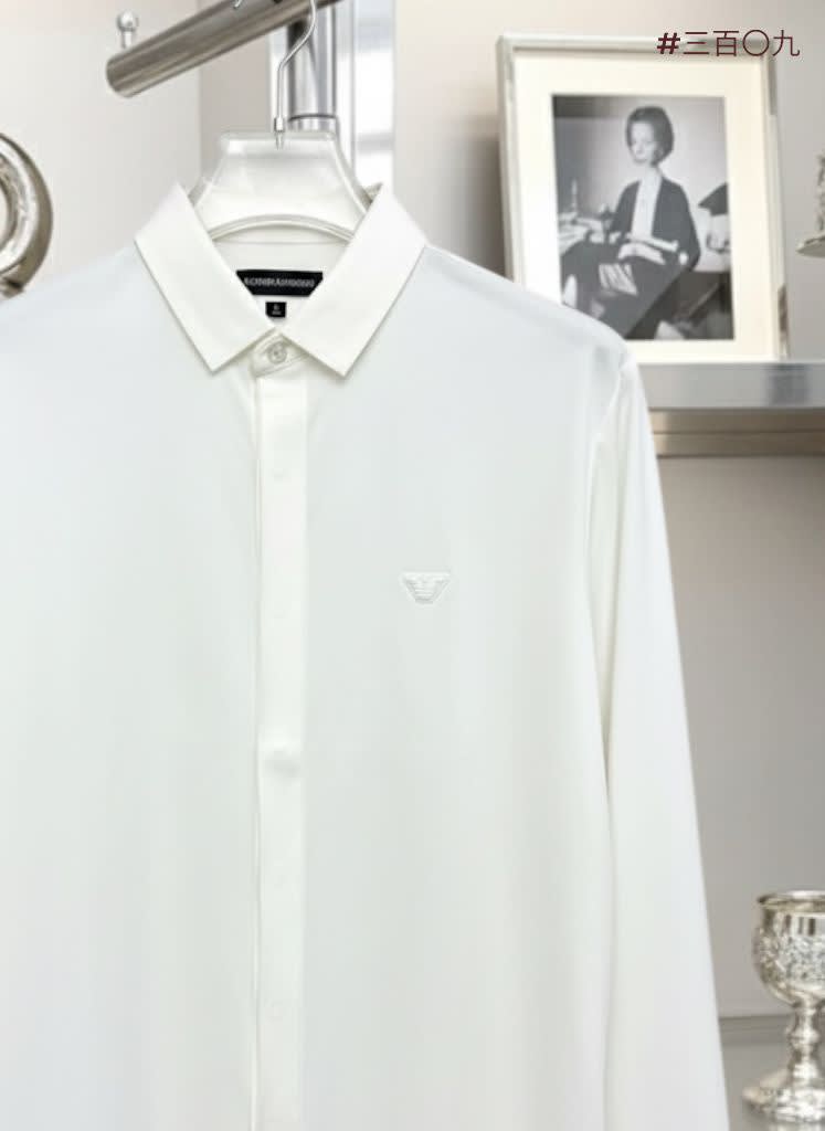 Armani Exchange White Premium Quality Cotton Shirt-1