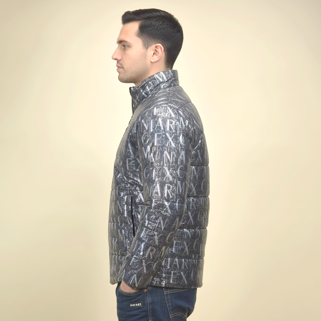 Armani Exchange Black Premium Quality Jacket-2