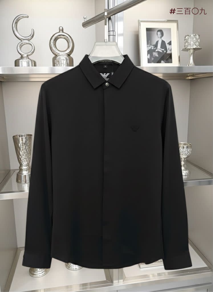 Armani Exchange Black Premium Quality Cotton Shirt-2