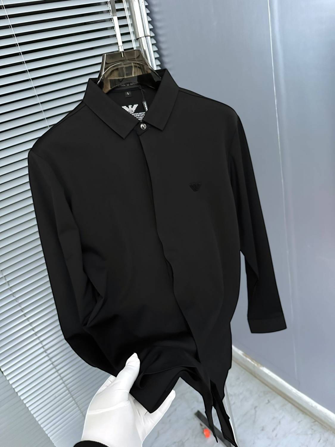 Armani Exchange Black Premium Quality Cotton Shirt-0