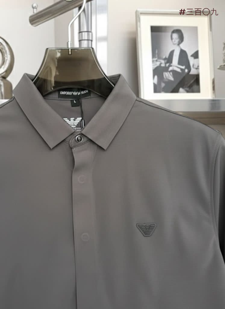 Armani Exchange Grey Premium Quality Cotton Shirt-2