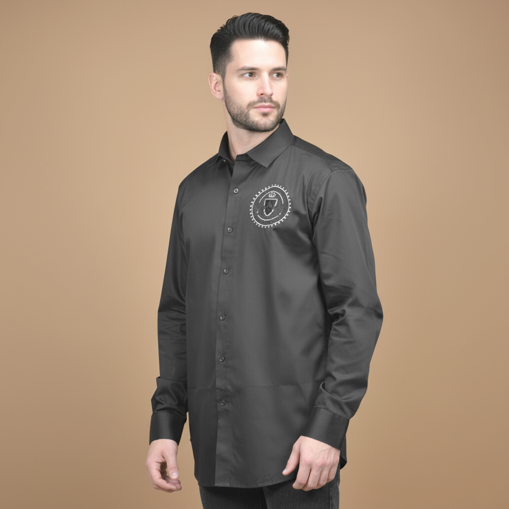 Balmain Paris Black Premium Quality Shirt-0