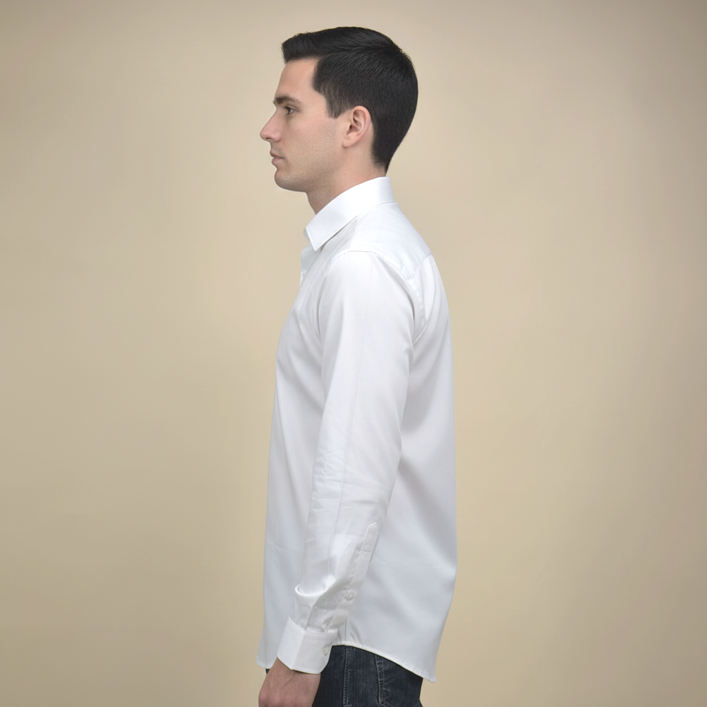 Burberry TB Embroidery White Cotton Shirt-2