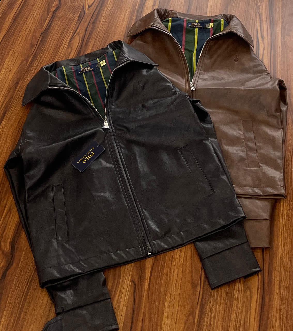 Ralph Lauren Black Premium Quality Cotton Blend Jacket-1