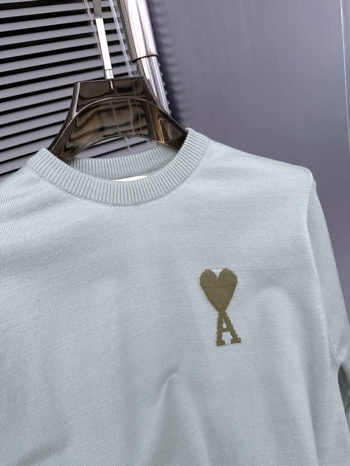 Ami Paris Sky Blue Premium Quality Luxury Sweatshirt-2