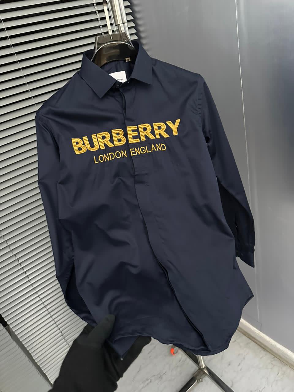 Burberry Blue Premium Quality Shirt-0