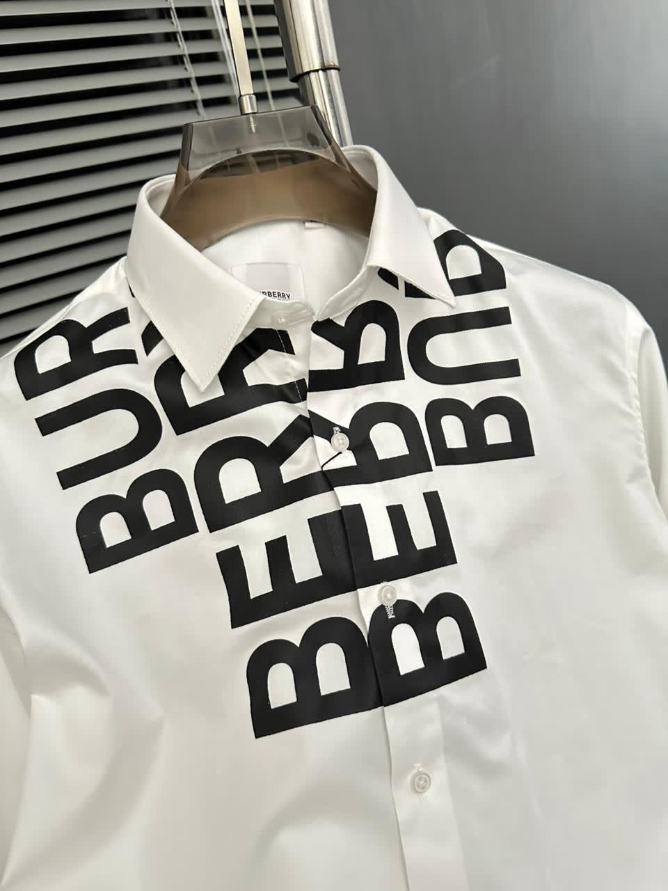 Burberry White Premium Quality Shirt-2