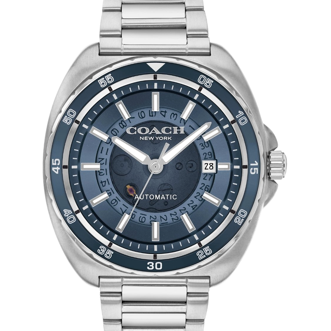 Coach Charter Automatic Blue Dial Analog Watch 14602711-3