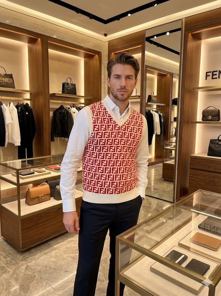 Fendi Red Authentic Premium Quality Pullover-0