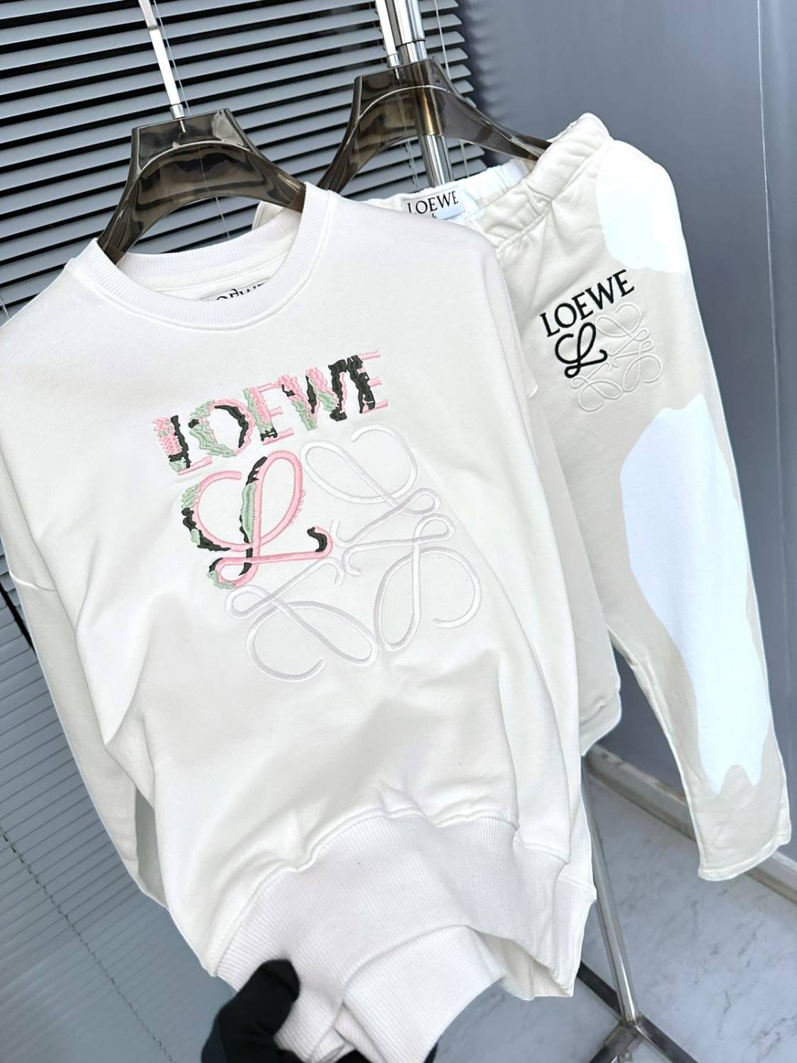 Loewe White Premium Quality Tracksuit-3