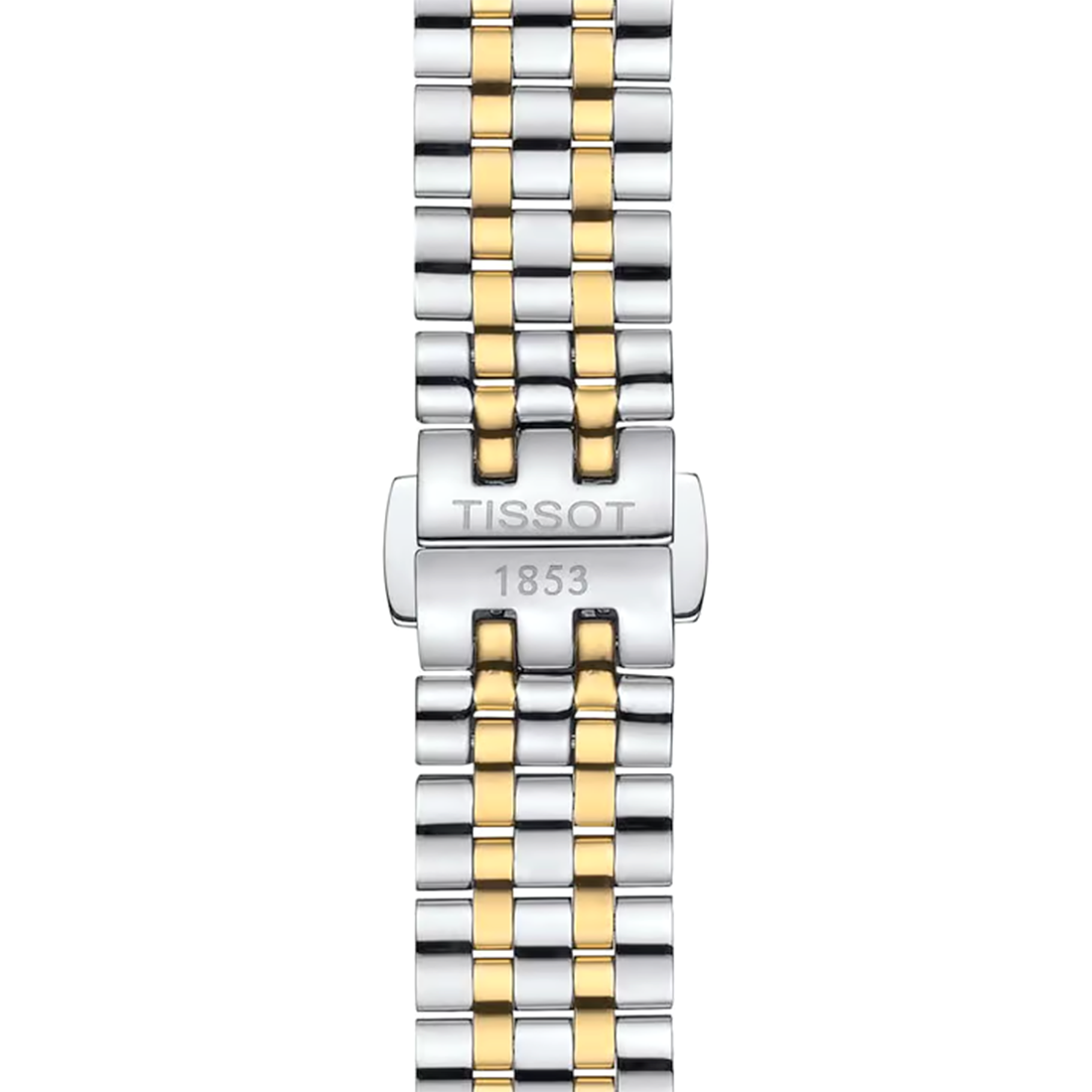 Tissot T-Wave Quartz Two-Tone Strap White Dial Watch T122.210.22.033.00-1