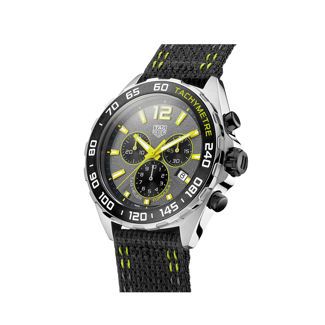 TAG Heuer Formula 1 Chronograph 43mm, Nylon Strap Watch CAZ101AG.FC8304-3