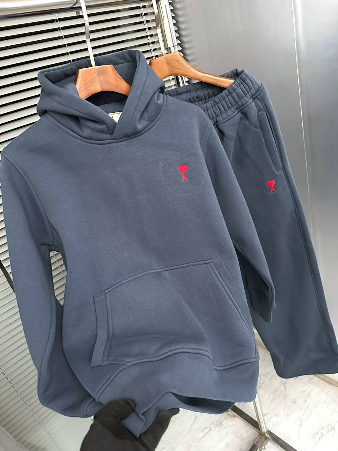 Ami Blue Premium Quality high End Authentic Track Suit-1