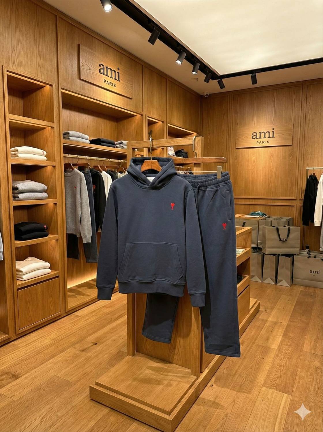 Ami Blue Premium Quality high End Authentic Track Suit-2